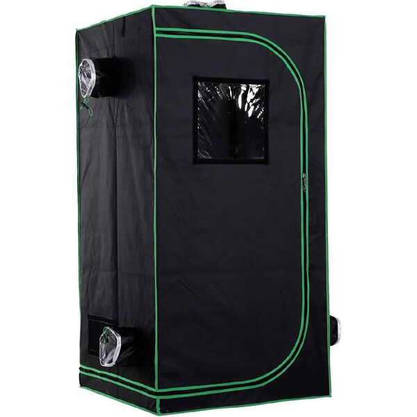 vivagarden 845d6dv01 tenda per coltivazione idroponica gro watt tent 80x80x160 cm - 845d6dv01