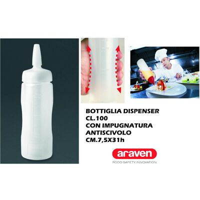 araven 01379 Bottiglia Dispenser Litri 1 Bianca - 01379 araven 01379 Bottiglia Dispenser Litri 1 Bianca - 01379