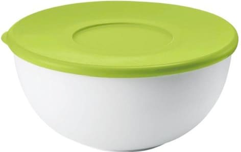 guzzini 29262484 Contenitore Per Alimenti In Plastica Con Coperchio 24 Cm Bianco/verde - 29262484 My Kitchen