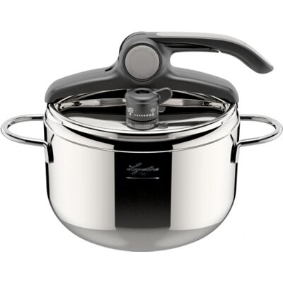 lagostina 10011010505 Pentola A Pressione Per Induzione In Acciaio Inox 5 Litri 2 Manici - Amica lagostina 10011010505 Pentola A Pressione Per Induzione In Acciaio Inox 5 Litri 2 Manici - Amica