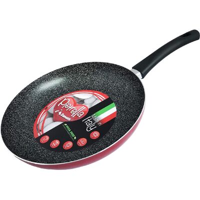 zanetti 450830 Padella Antiaderente In Alluminio 30 Cm Manico Bachelite La Rossa zanetti 450830 Padella Antiaderente In Alluminio 30 Cm Manico Bachelite La Rossa