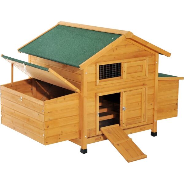 allmypets d51065v01 pollaio gabbia per galline impermeabile 150x100x96.5 cm - d51065v01