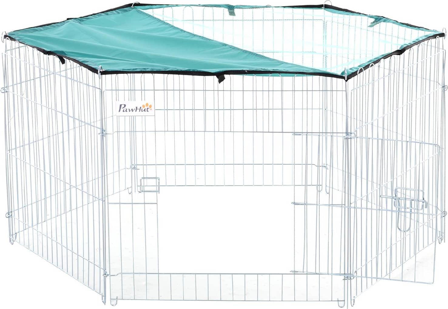 allmypets d06077 recinto per animali domestici con copertura impermeabile 6 moduli 59 x 60cm - d06077