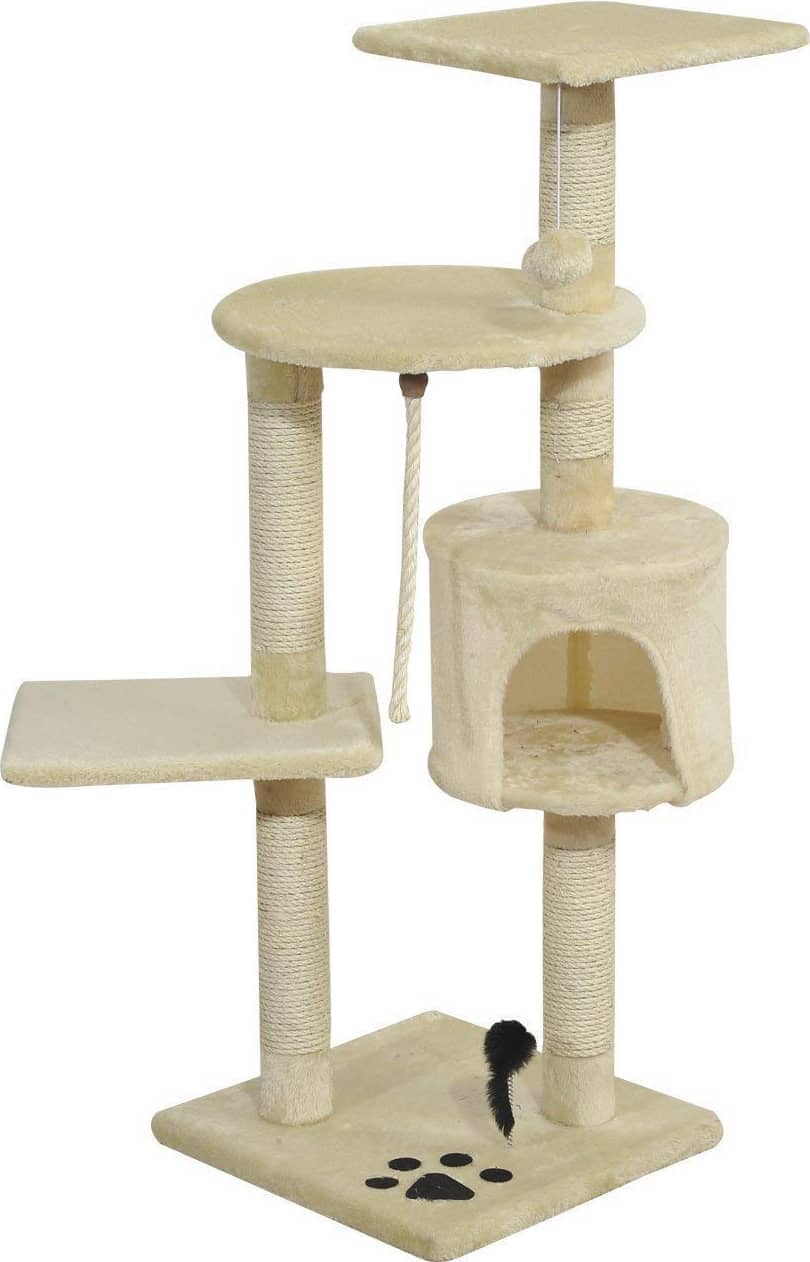 allmypets d30035 tiragraffi per gatti albero tiragraffi beige - d30035