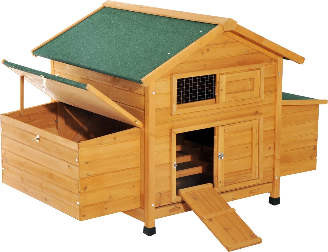 allmypets d51065v01 pollaio gabbia per galline impermeabile 150x100x96.5 cm - d51065v01