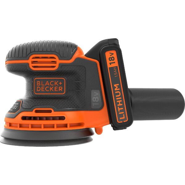 black & decker bd cros 18 levigatrice rotorbitale a batteria potenza 220 watt 12000 giri piastra 112x108 mm - bd cros 18