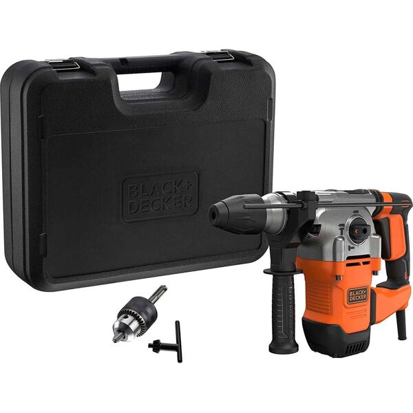 black & decker behs03k-qs trapano martello demolitore potenza 1250 watt - behs03k-qs