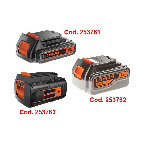 black & decker bl4018-xj batteria litio compatibili con utensili cordless fai da te e giardino - bl4018-xj