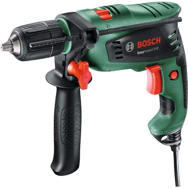 bosch 0.603.130.000 trapano avvitatore a percussione potenza 550 watt 3000 giri/min - 0.603.130.000 easyimpact 550