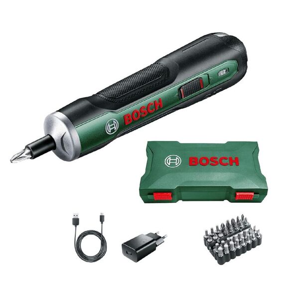 bosch 06039c6000 avvitatore a batteria pushdrive cacciavite 3,6 v litio con accessori 06039c6000