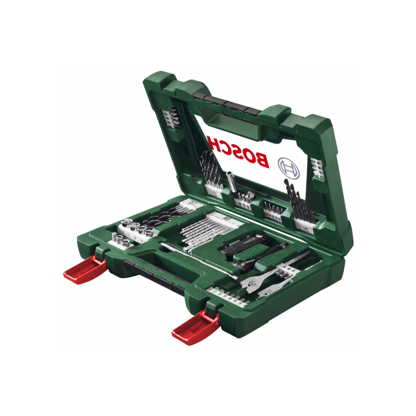 2607017307 set 68 punte per trapano e accessori per forare e avvitare bosch v-line