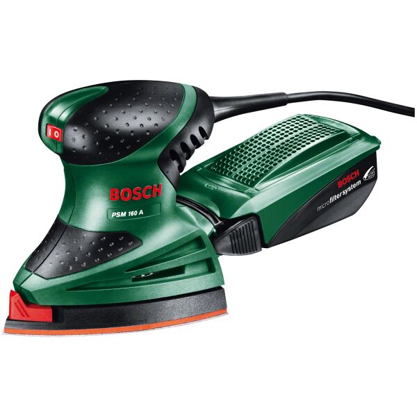 bosch psm 160 a levigatrice orbitale palmare a delta potenza 160 watt 24.000 oscillazioni/min - 0603.377.00e psm 160 a