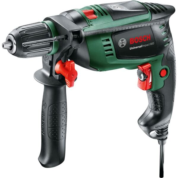 bosch universal impact 800 trapano battente a percussione 800w anti torsione con valigetta impact 800