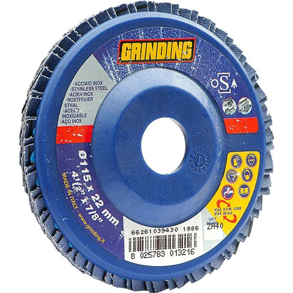 saint gobain 66261039475 grinding disco zirconio lamelle mm 180 gr 40 pezzi 10 - 66261039475