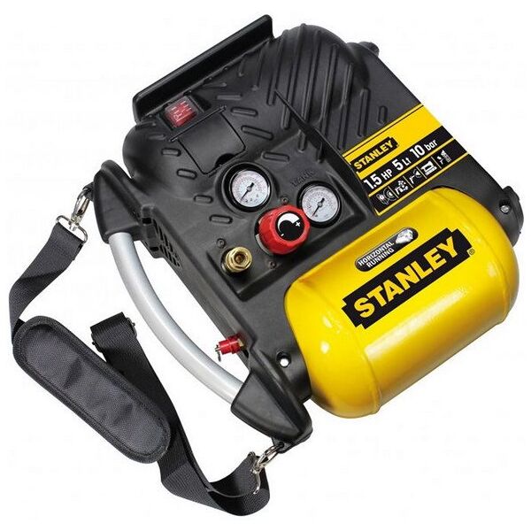 stanley dn200/10/5 compressore portatile d' aria compressa capacità 5 litri pressione 10 bar 230v - dn200/10/5