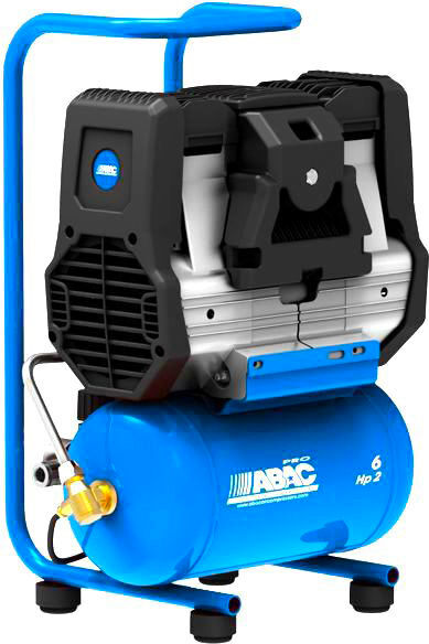 abac 1129740325 compressore aria compressa capacità 6 lt 1 hp pressione max 8 bar - 1129740325