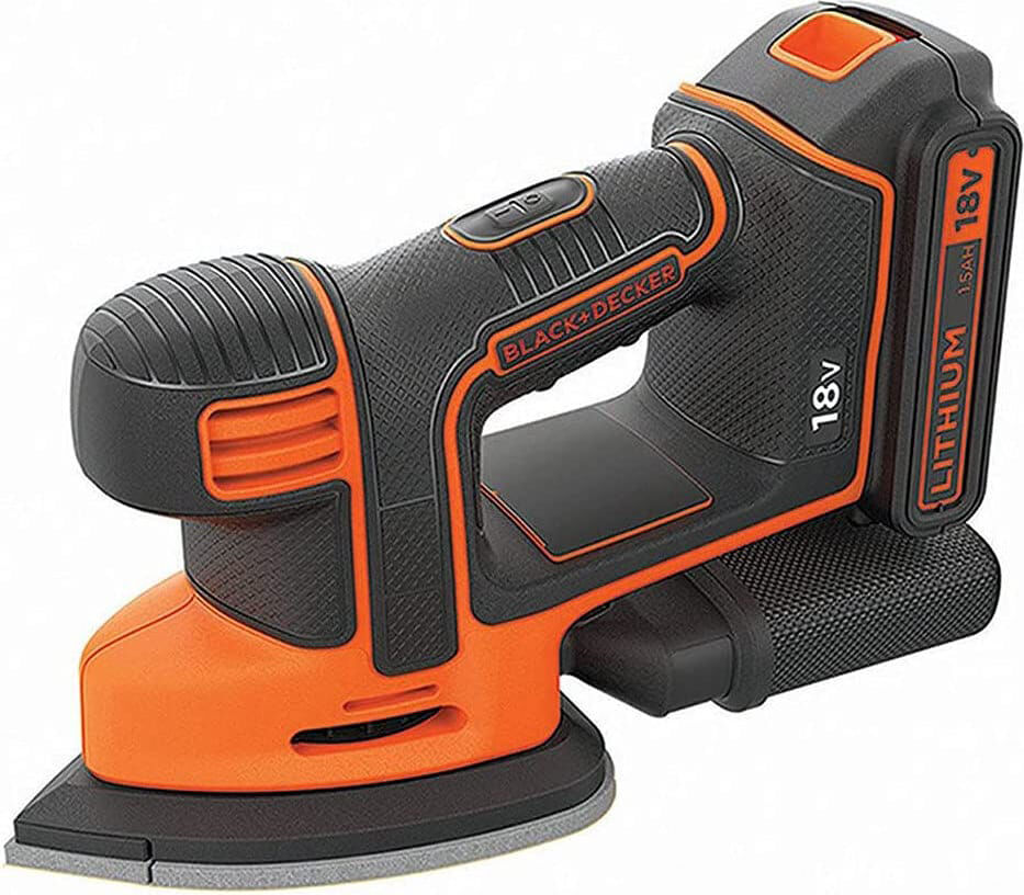 black & decker bd cds18 levigatrici mouse a batteria 18v litio