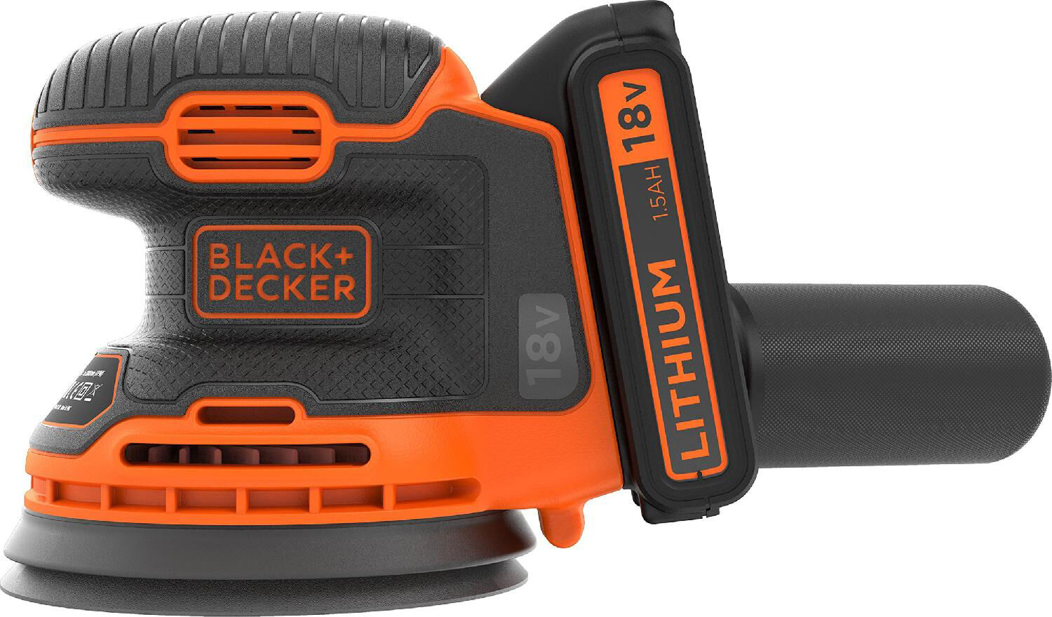 black & decker bd cros 18 levigatrice rotorbitale a batteria potenza 220 watt 12000 giri piastra 112x108 mm - bd cros 18