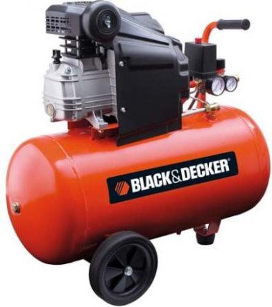 black & decker bd 205/50 compressore aria compressa ad olio 50 litri hp 2,0 220v - bd 205/50