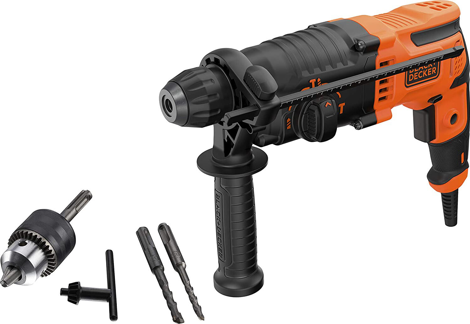 black & decker behs01-qs trapano martello tassellatore potenza 650 watt 5600 colpi / min - behs01-qs