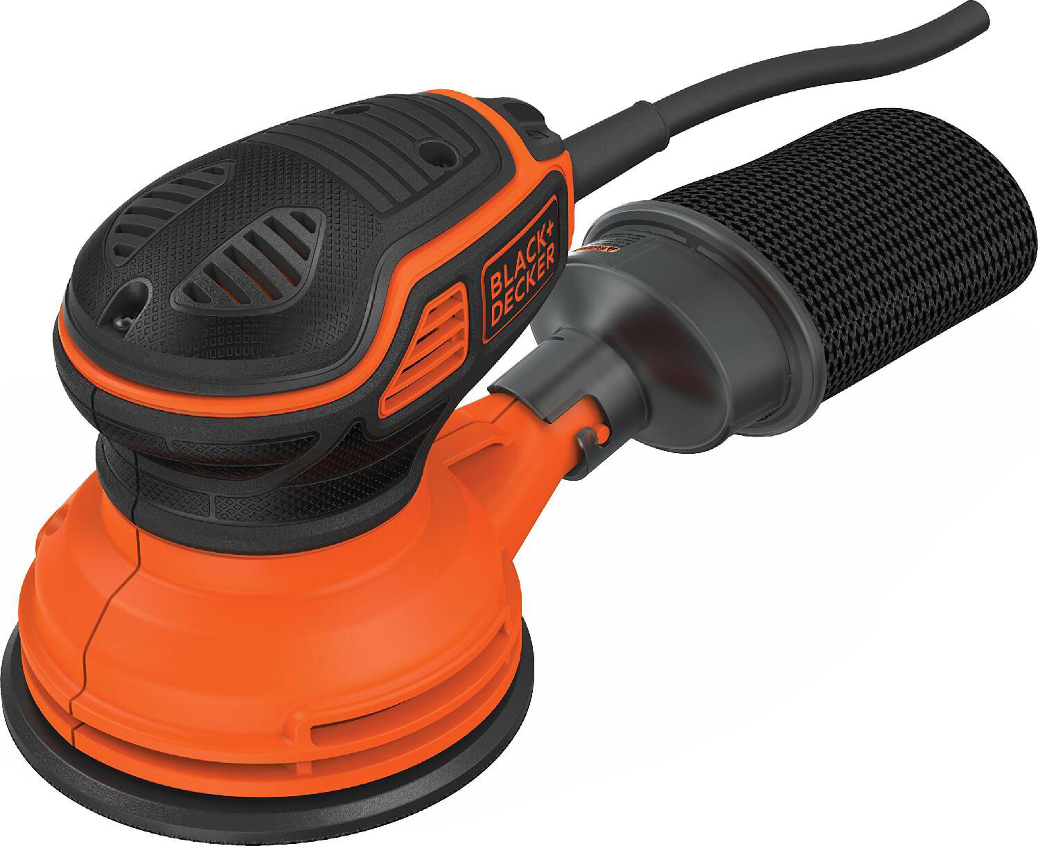 black & decker ka 199 levigatrice rotorbitale potenza 240 watt 14000 giri platorello Ø 125 mm