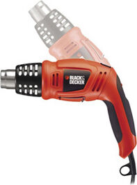 black & decker kx1693 pistola termica ad aria calda sverniciatore per legno potenza 1800 watt temperatura 130 - 560 °c colore rosso - kx1693