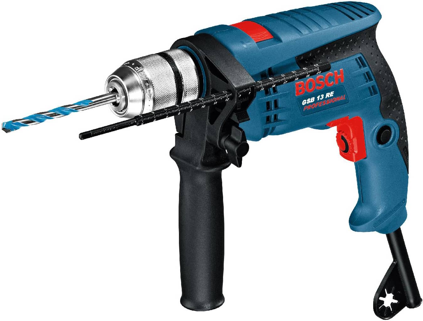 bosch 0601217100 trapano battente potenza 600 watt 2800 giri / min - gsb 13 re