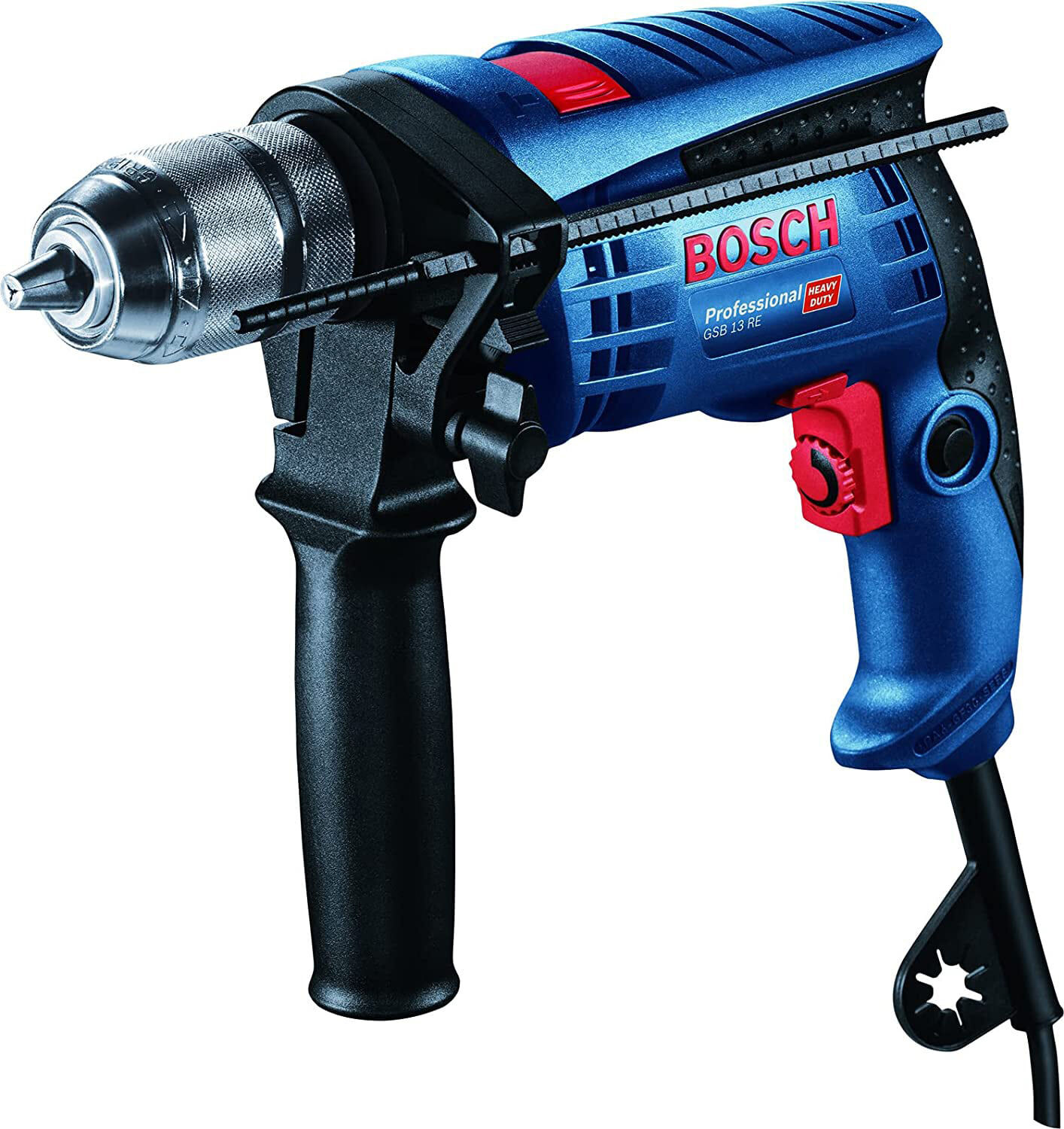 bosch 601217100 trapano a percussione battente potenza 600 watt giri/min 0-2.800 colpi/min 0-44.800 - gsb 13 re - 601217100