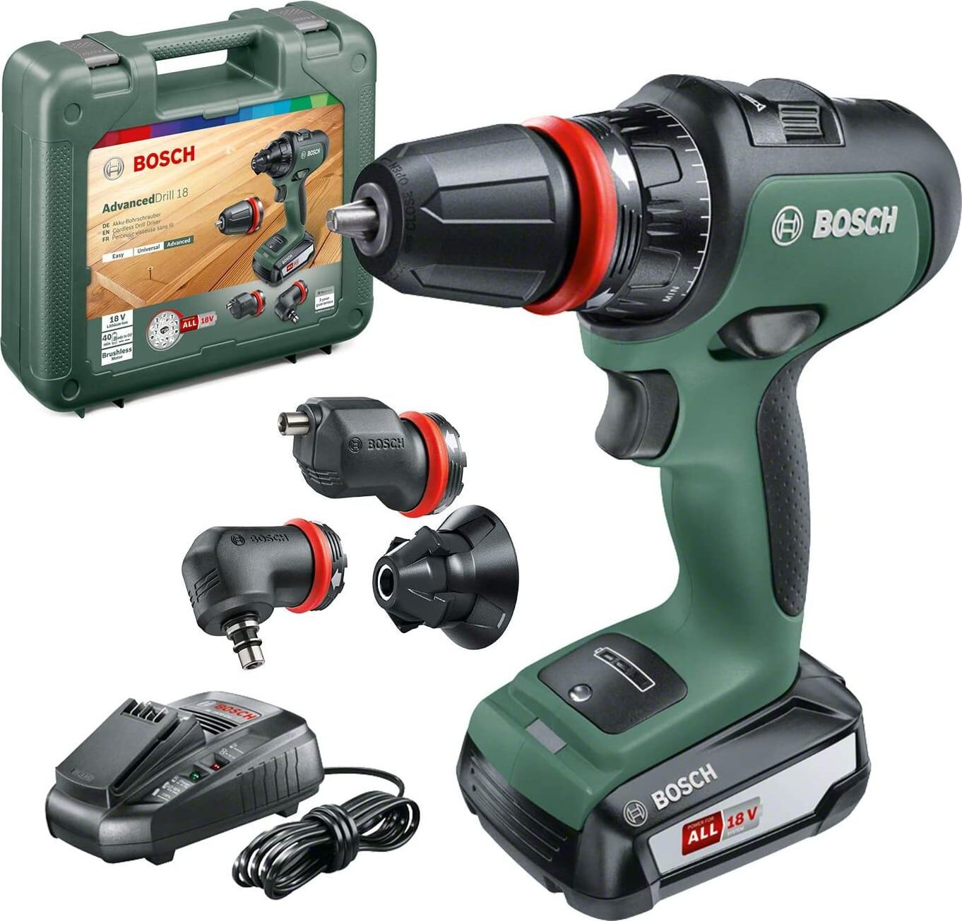 bosch advacedimpact 18 trapano avvitatore a batteria 18v a litio battente multifunzione