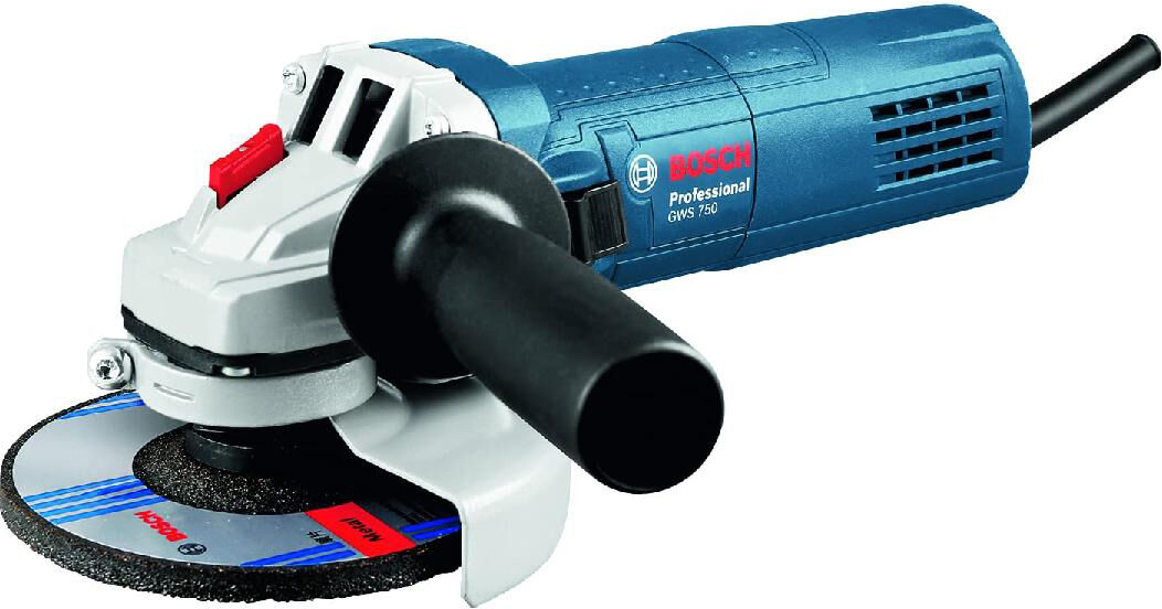 bosch gws 750 smerigliatrice angolare potenza 750 watt diametro disco 115 mm 11000 g/min + disco diamantato - gws 750