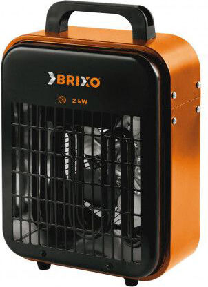 brixo fan2000 generatore aria calda elettrico stufa elettrica ventilata 2000w