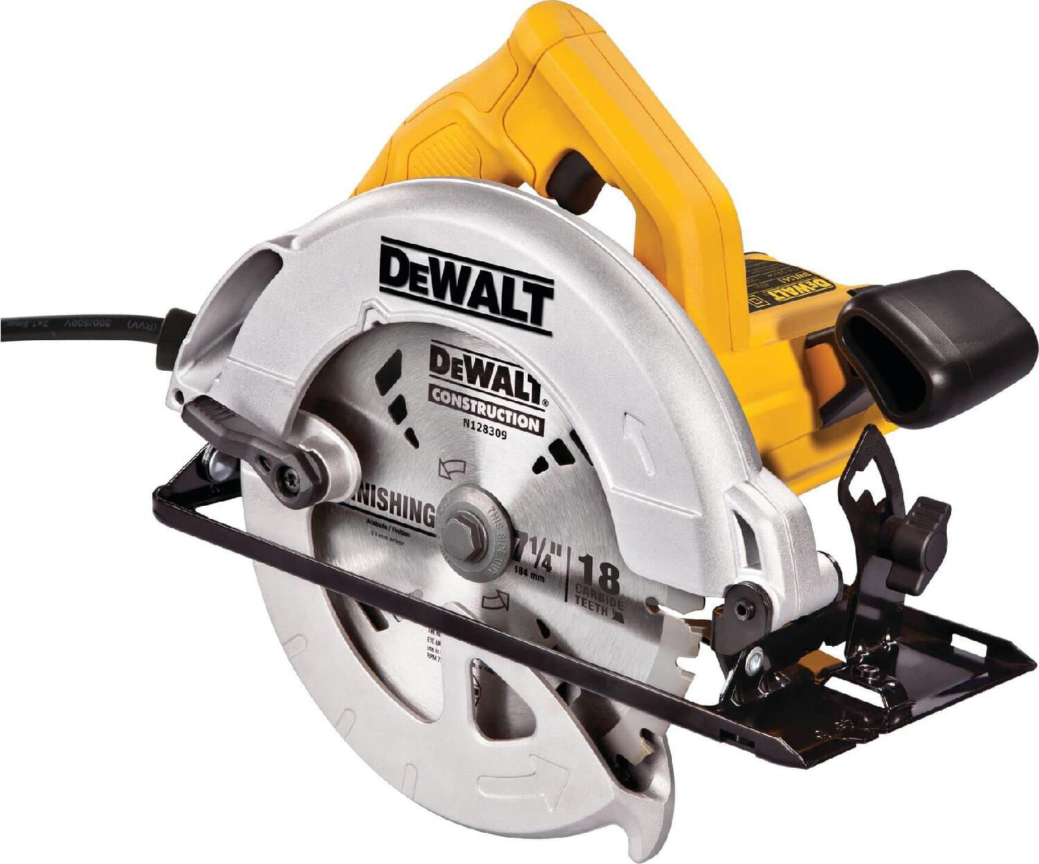 dewalt dwe 560 sega circolare 1350w lama 184mm taglio 65mm dwe560