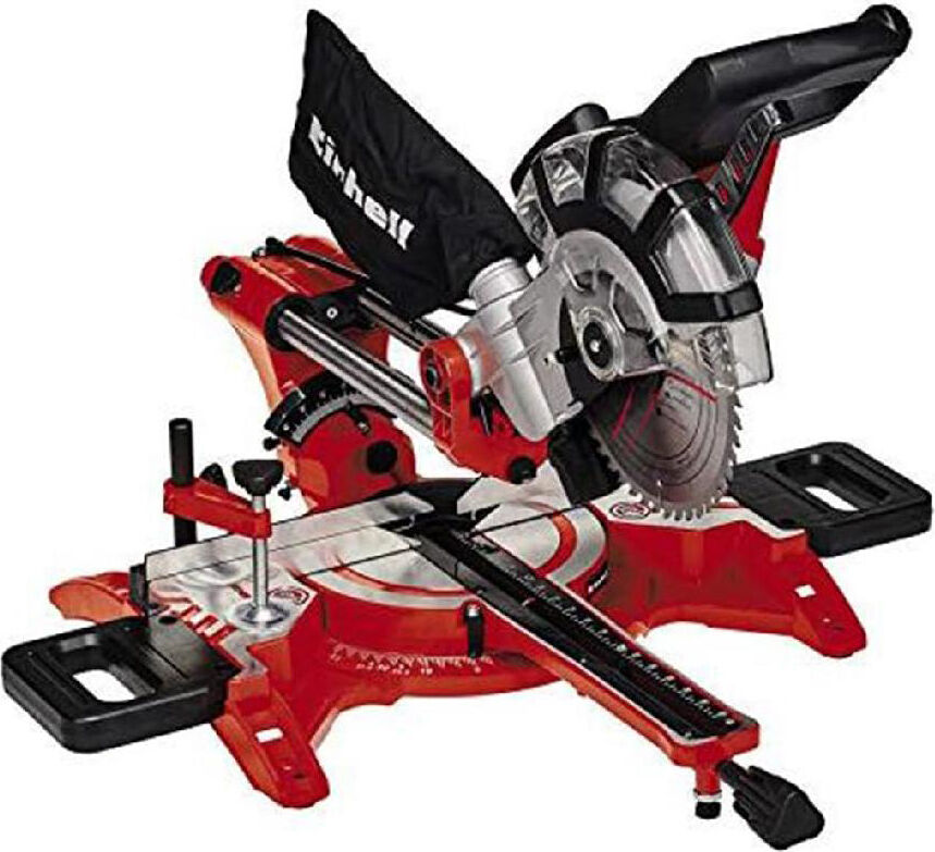 einhell tc-sm 2131 troncatrice potenza 1500 watt Ø 210 mm taglio 45° velocità 4900 giri/min - tc-sm 2131