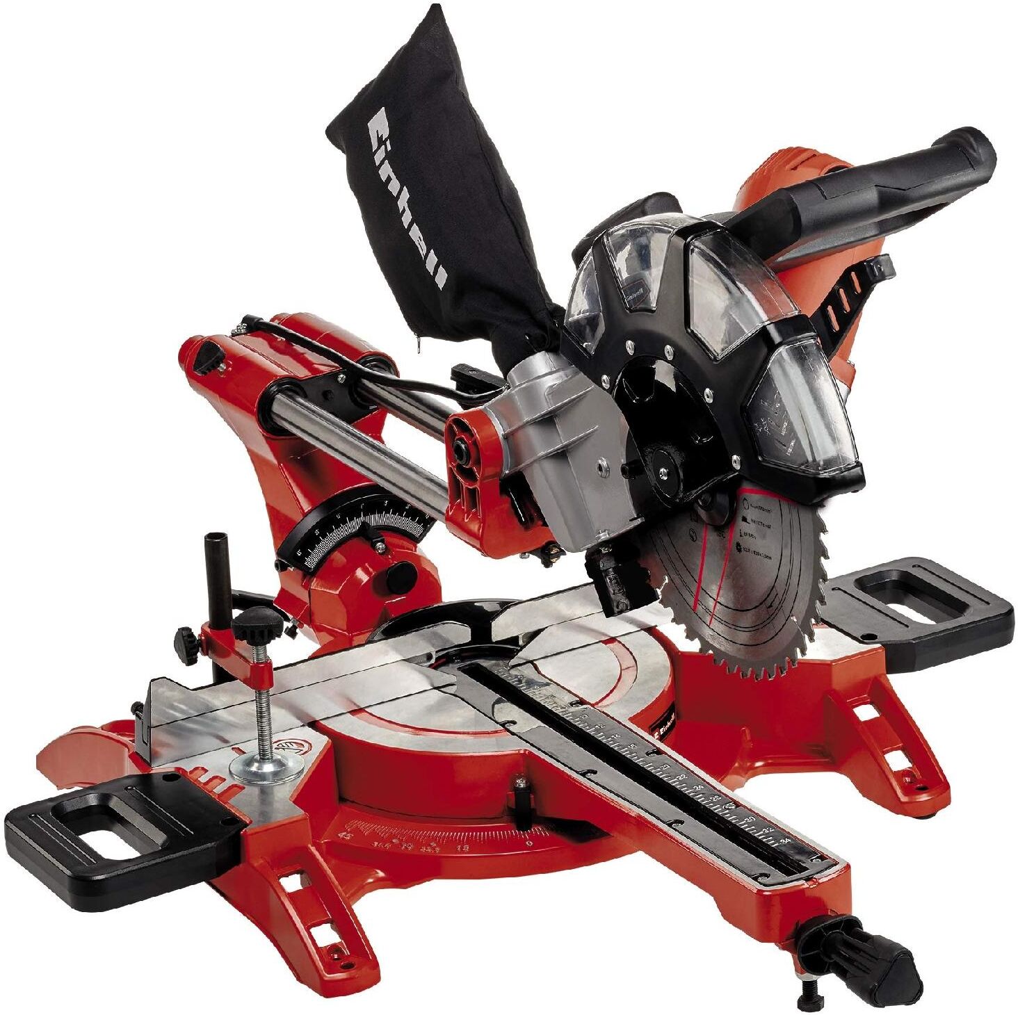 einhell tc-sm 2534 troncatrice per legno sega circolare lama 25 cm 4000 giri/min potenza 2100 watt - tc-sm 2534