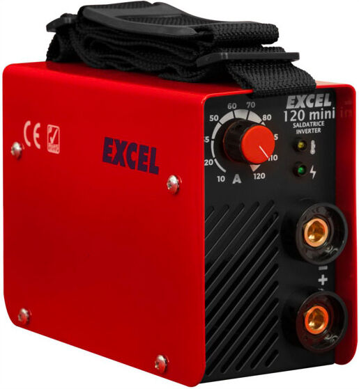 excel 120 mini saldatrice inverter Ø elettrodi 1,6-3,2 mm saldatura mma potenza 3000 watt - 09470 120 mini