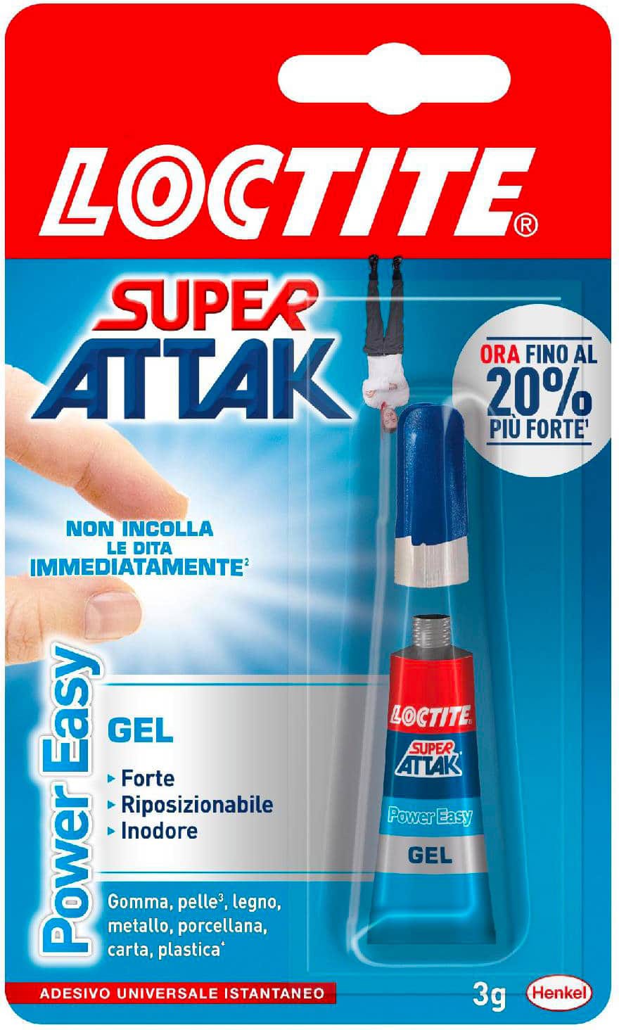 henkel 2047394 adesivo attak power easy gr 3 pezzi 24 - 2047394