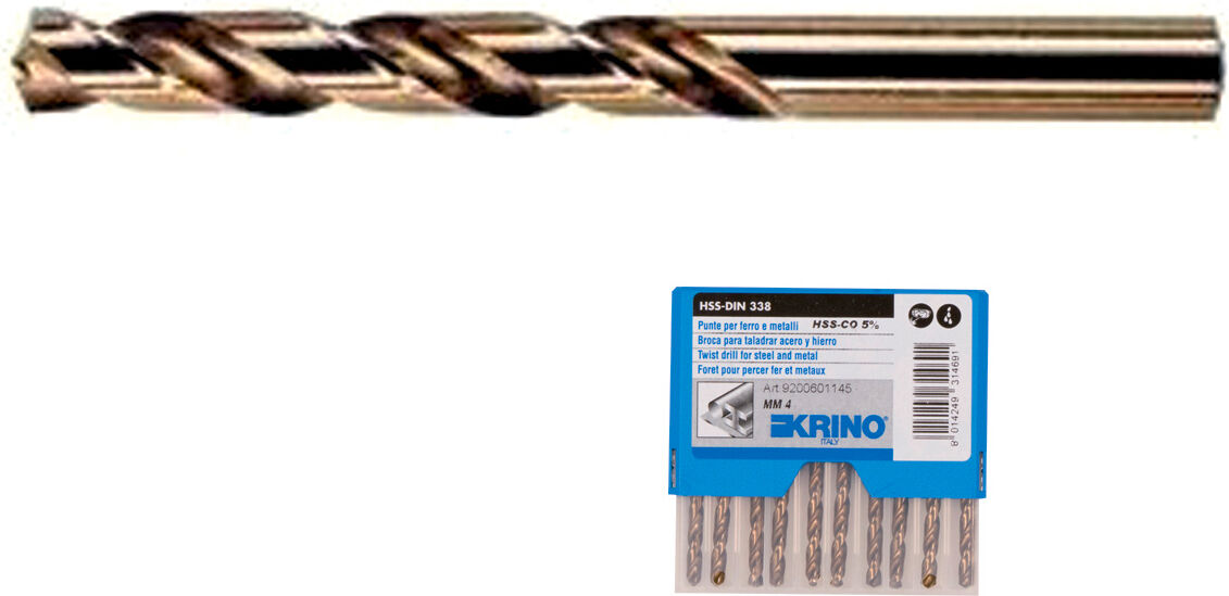 krino 9200601145070 punte hss al 5% cobalt high quality mm. 7 pezzi 10 - 9200601145070