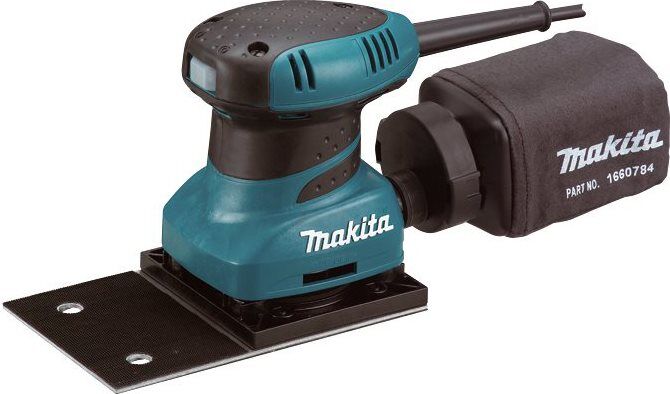 makita bo 4566 levigatrice orbitale per persiane potenza 200 watt velocità 14000 orbite/min - bo 4566