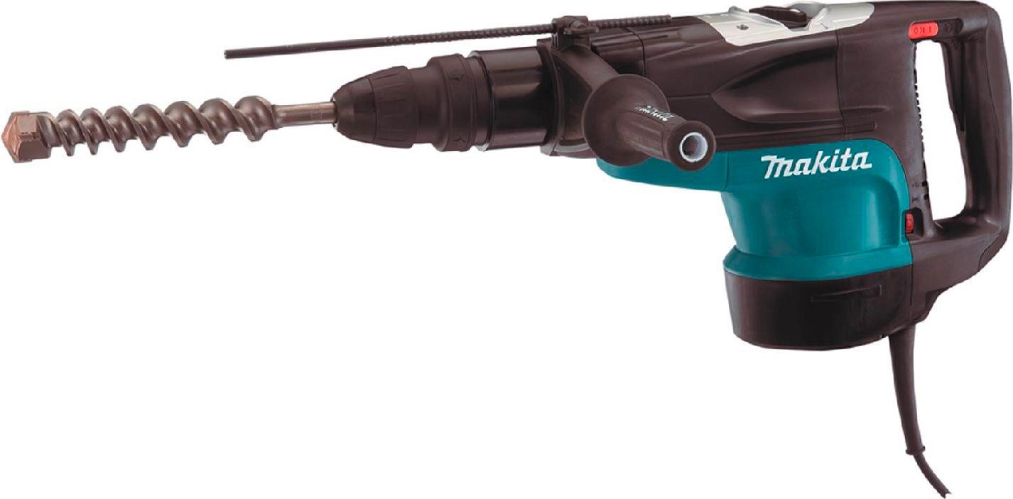 makita hr5212c trapano martello demolitore a percussione potenza 1500 watt velocità 260 giri/min attacco sds­-max - hr5212c