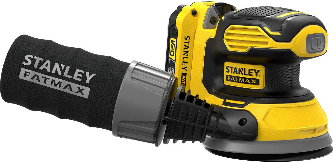 stanley sfmcw220d1s levigatrice rotorbitale a batteria 12000 giri con sacchetto