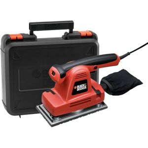 Black & Decker Ka274eka Levigatrice Per Legno Orbitale Potenza 310 Watt Velocità 6000÷10000 Orbite/min Impugnatura Morbida - Ka274eka