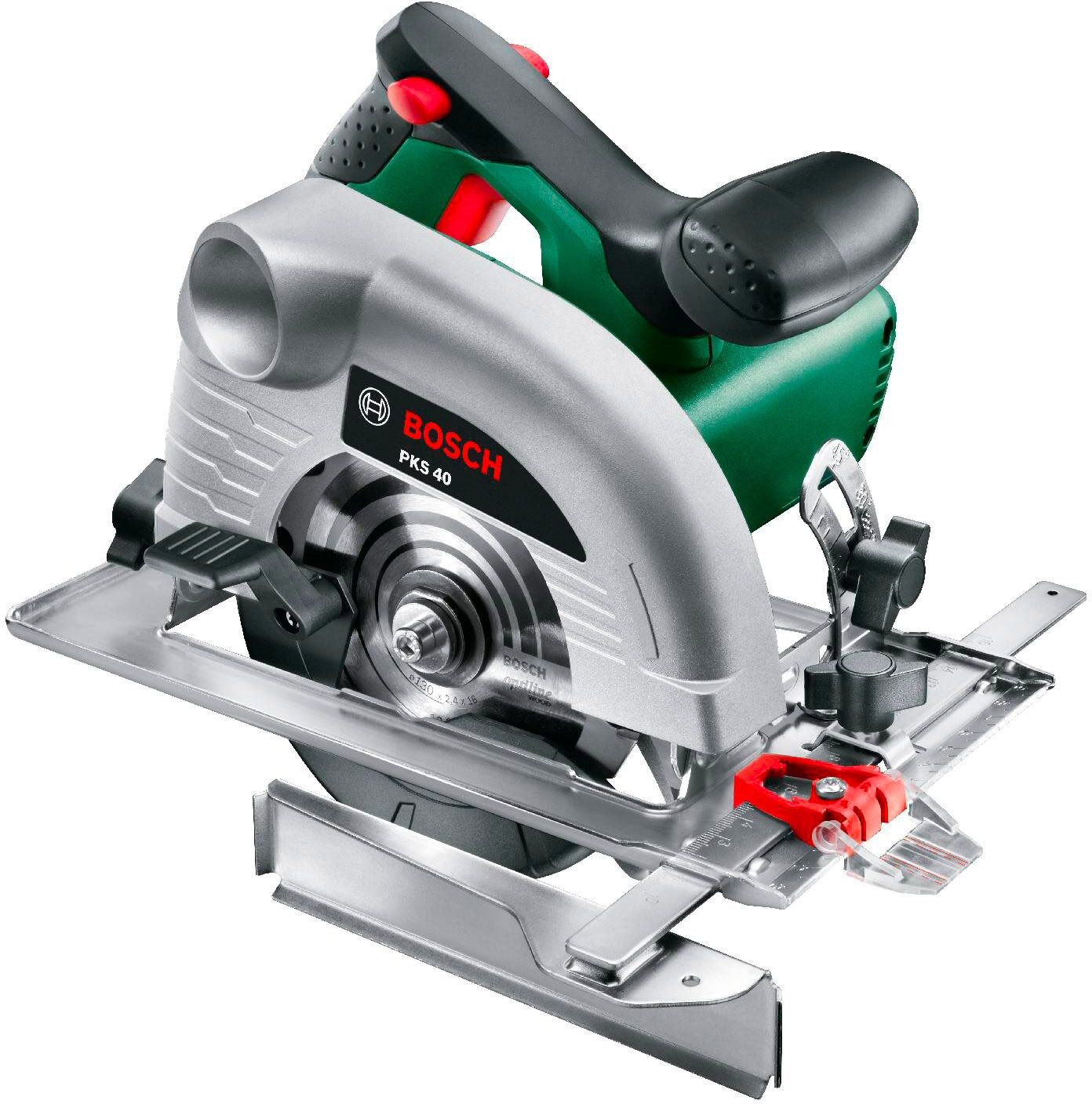 Bosch 0.603.3c5.000 Sega Circolare Elettrica Potenza 850 Watt Taglio Max 90°- 45° Mm 0-26 Giri 5.300 G/min - 0.603.3c5.000 Pks40