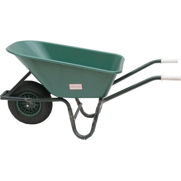 nbrand 26320 carriola da giardino vasca in plastica e ruota pneumatica capacità 100 litri - 26320 wb-100 hercules