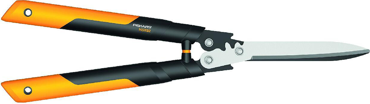 fiskars 1023631 cesoie per siepi e cespuglirivestimento lame in ptfe impugnatura softgrip lunghezza 63 cm - 1023631 powergear x hsx92