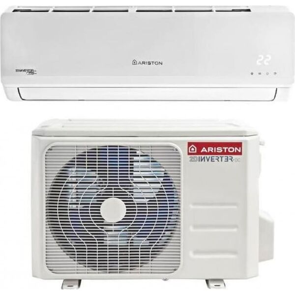 ariston 3381255 + 3381287 climatizzatore 12000 btu inverter monosplit condizionatore con pompa di calore classe a++/a+ (unità interna + unità esterna) - 3381255 + 3381287 prios 35 mud0