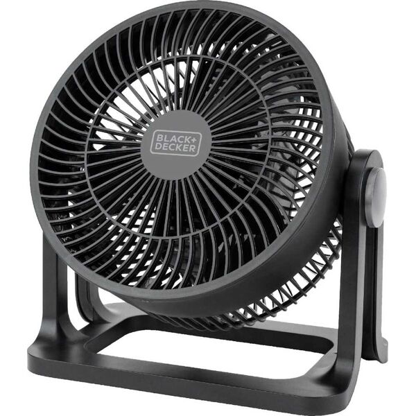 black & decker bxefd30e ventilatore box fan da pavimento a pale diametro 20 cm orientabile 3 velocità colore nero - bxefd30e