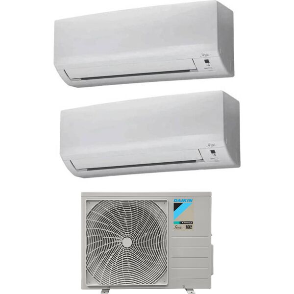 daikin atxf25a + atxf35a + 2amxf50a climatizzatore dual split inverter 9000 + 12000 btu condizionatore con pompa di calore classe a++/a++ gas r32 wifi (unità interna + unità esterna) - atxf25a + atxf35a + 2amxf50a siesta