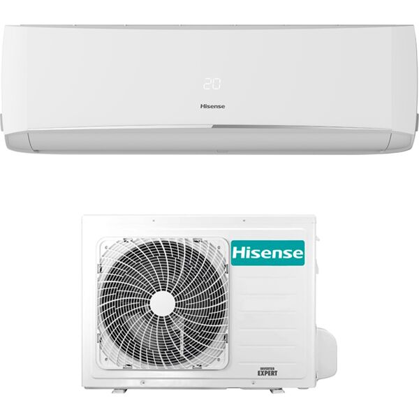 hisense cbxs181ag + cbxs181aw climatizzatore 18000 btu inverter monosplit condizionatore con pompa di calore classe a++/a+ r32 wifi (unità interna + unità esterna) - cbxs181ag + cbxs181aw halo