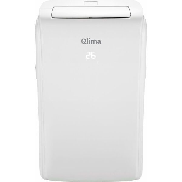 qlima p528 condizionatore portatile 9000 btu /h (gas r410a) climatizzatore classe a funzione deumidificatore wifi timer - p528