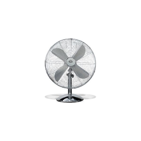 dcg ve1616 ventilatore da tavolo a pale diametro 40 cm oscillante 3 velocità colore cromo - ve1616